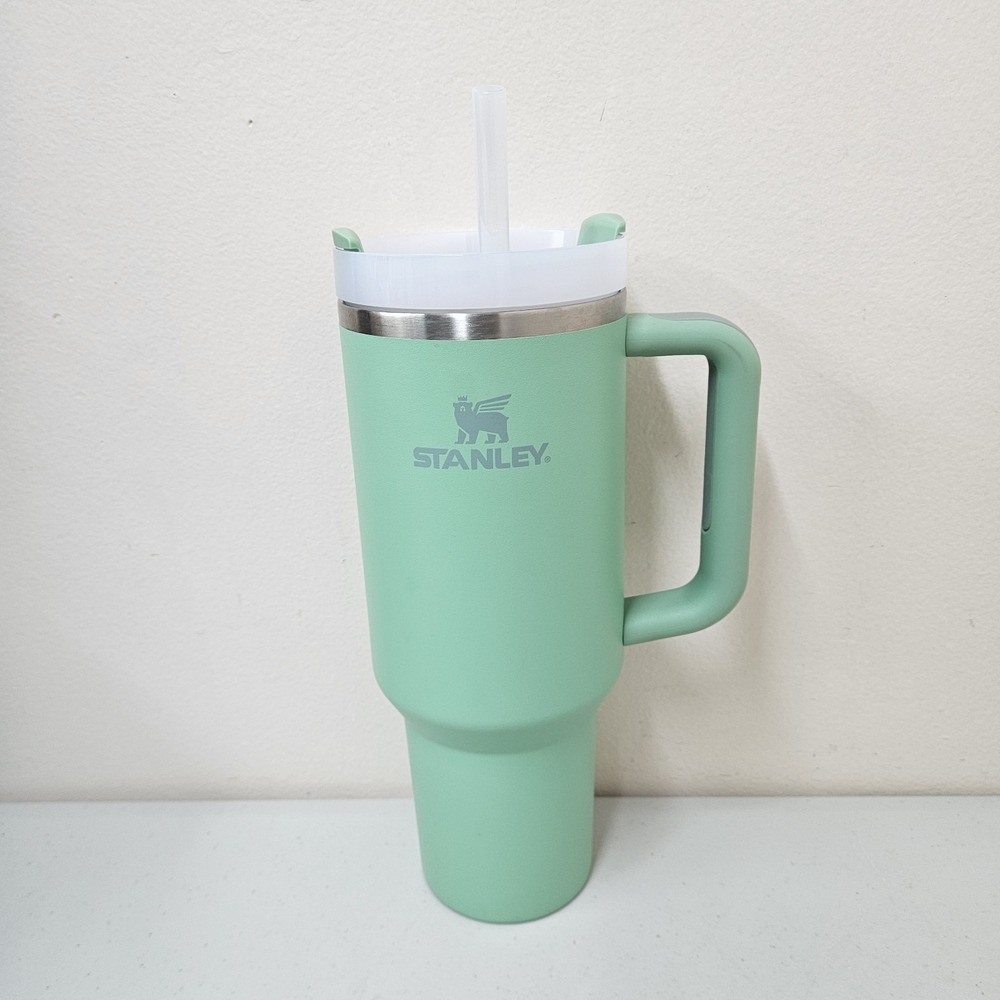 STANLEY‎ JADE QUENCHER 40oz H2.O Tumbler Thermo Coffee Mug W/Straw